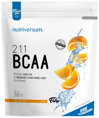 Nutriversum Flow BCAA 2:1:1, 200 грамм
