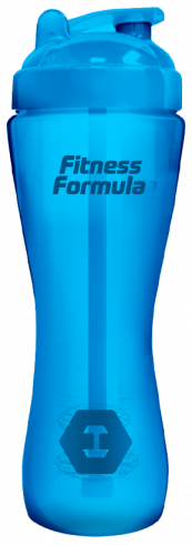 Fitness Formula Шейкер матовый со стиком-пружиной, 600 мл