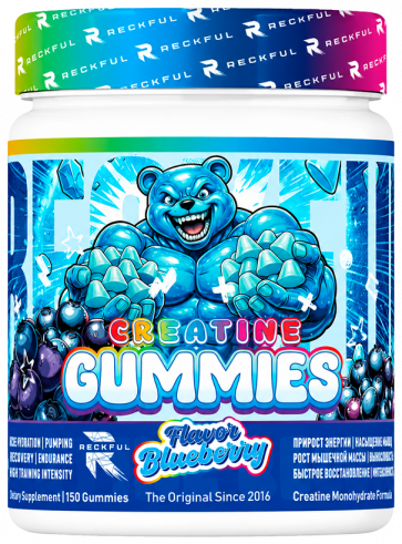 Reckful Creatine Monohydrate Gummies, Креатина Моногидрат, 150 таблеток