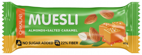 Chikalab Батончик Chikabar Muesli, 40 грамм