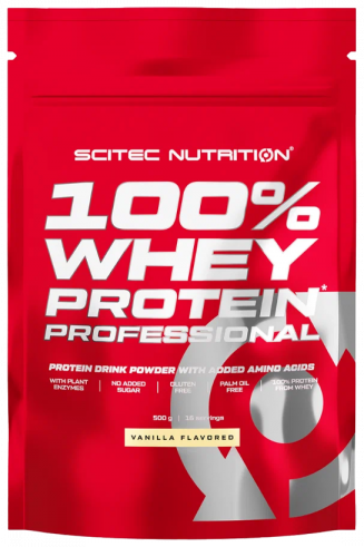 Scitec Nutrition 100% Whey Protein Professional, 500 грамм