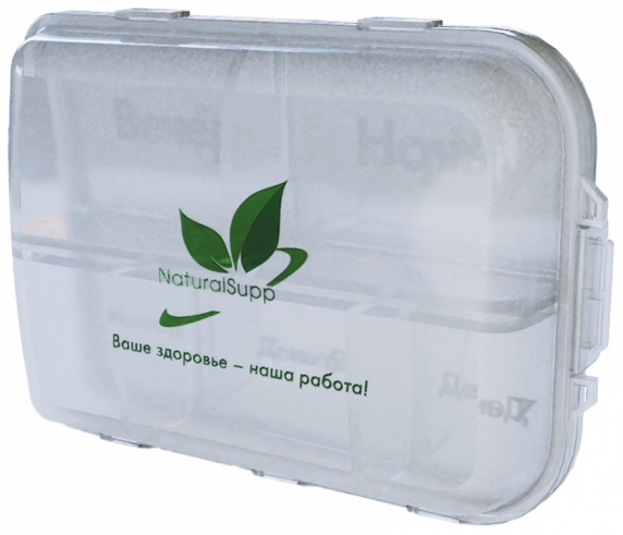 Natural Supp Таблетница, 1 шт