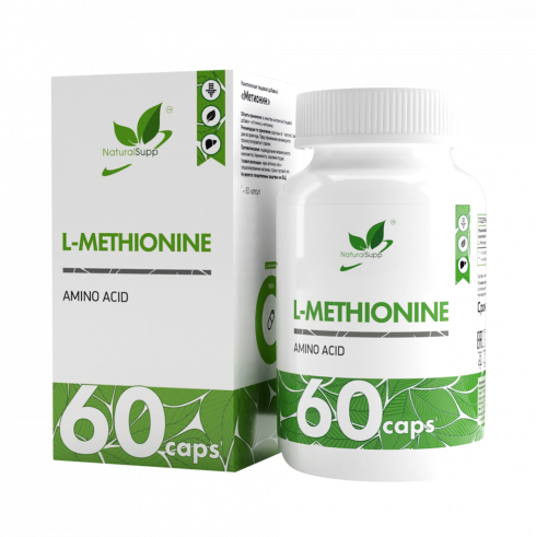 Natural Supp L-Methionine, 60 капсул