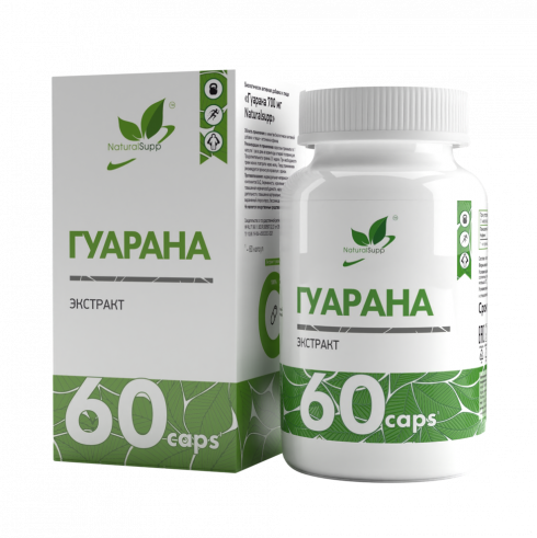 Natural Supp Guarana, 60 капсул