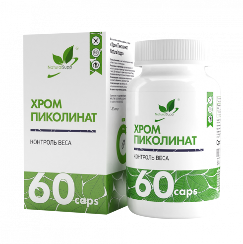 Natural Supp Chronium Picolinate, 60 капсул