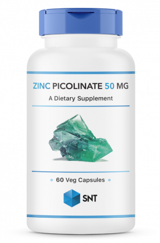 SNT Zinc Picolinate 50 mg, 60 капсул