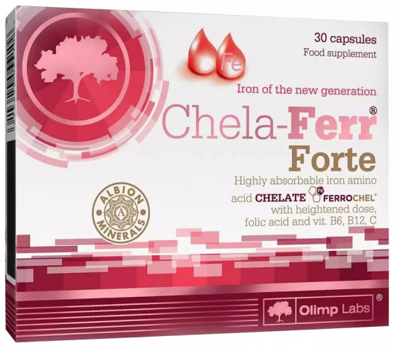 Olimp Labs Chela-Ferr Forte, 30 капсул
