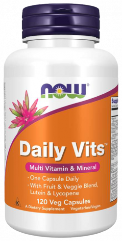 NOW Daily Vits, Дейли Витс, 120 капсул