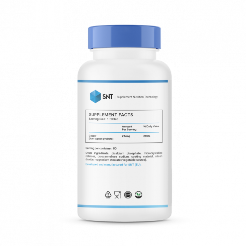SNT Chelated Copper, 60 таблеток
