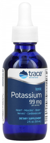 Trace Minerals Ionic Potassium 99 mg, 59 мл