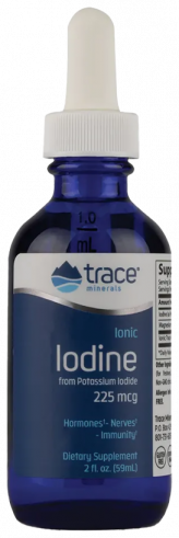 Trace Minerals Ionic Iodine 225 mcg, 59 мл
