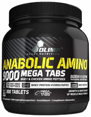 Olimp Sport Nutrition Anabolic Amino 9000 mega tabs, 300 таблеток
