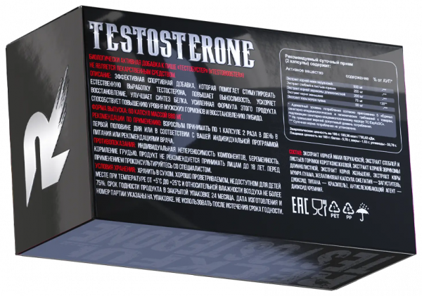 Reckful Testobooster, Тестобустер, 60 капсул