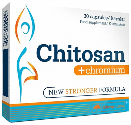 Olimp Labs Chitosan+Chromium, Хитозан+Хром, 30 капсул