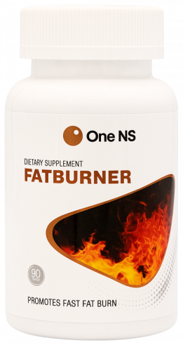 One NS Fat burner Yohimbe+Synephrine+Сaffeine, Жиросжигатель Йохимбин+Синефрин+Кофеин, 90 капсул
