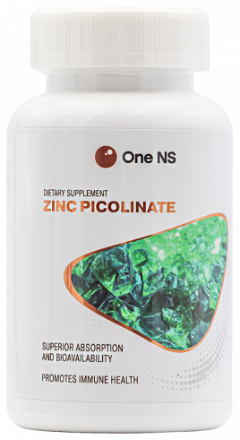 One NS Zinc picolinate, Цинка пиколинат, 60 капсул