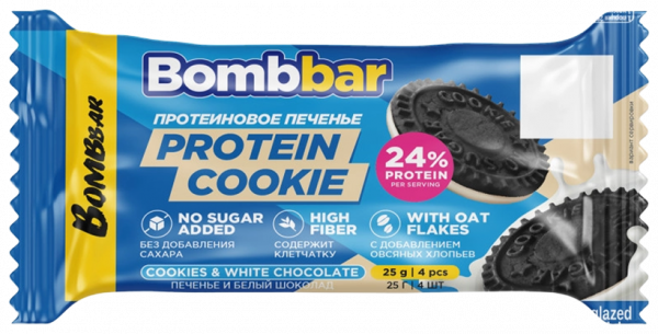 Bombbar Протеиновое печенье, 25 грамм