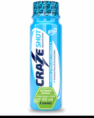 6PAK Nutrition Craze shot, 80 мл