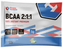 Fitness Formula 100% Instant BCAA 2:1:1 Premium, 100% Инстант БЦАА 2:1:1 Премиум, 5 грамм