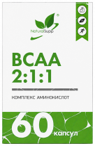 Natural Supp БЦАА 2:1:1, 60 капсул