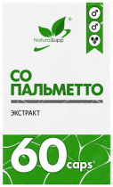 Natural Supp Со Пальметто, 60 капсул