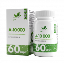 Natural Supp Vitamin A, Витамин А, 60 капсул
