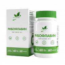 Natural Supp Vitamin B2, Витамин В2, 60 капсул