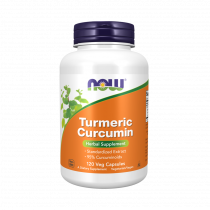 NOW Turmeric Curcumin, Куркума, 120 капсул