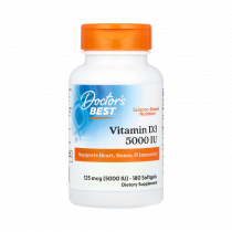 Doctor's Best Vitamin D3 5000IU, 180 капсул