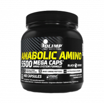 Olimp Sport Nutrition Anabolic Amino 5500 mega caps, Амино 5500 мега капс, 400 капсул