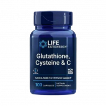 Life Extension Glutathione, Cysteine &amp; C, 100 капсул