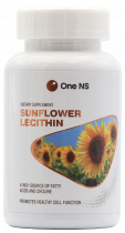 One NS Lecithin Sunflower, Лецитин подсолнечный, 60 капсул