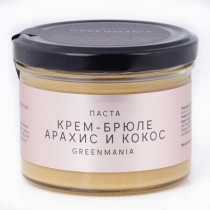 GreenMania Паста крем-брюле арахис и кокос, 200 г